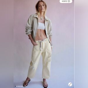 🌟 NWT 🌟 Free People We The Free Moxie Pull On Barrel Jeans